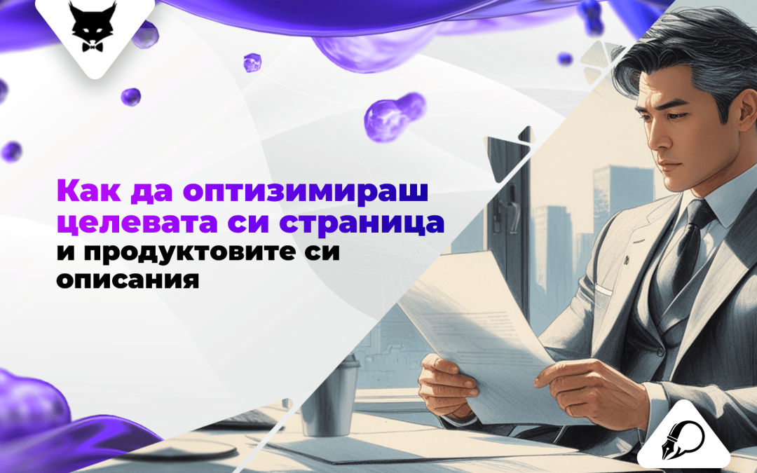 Как да оптизимираш целевата си страница и продуктовите си описания
